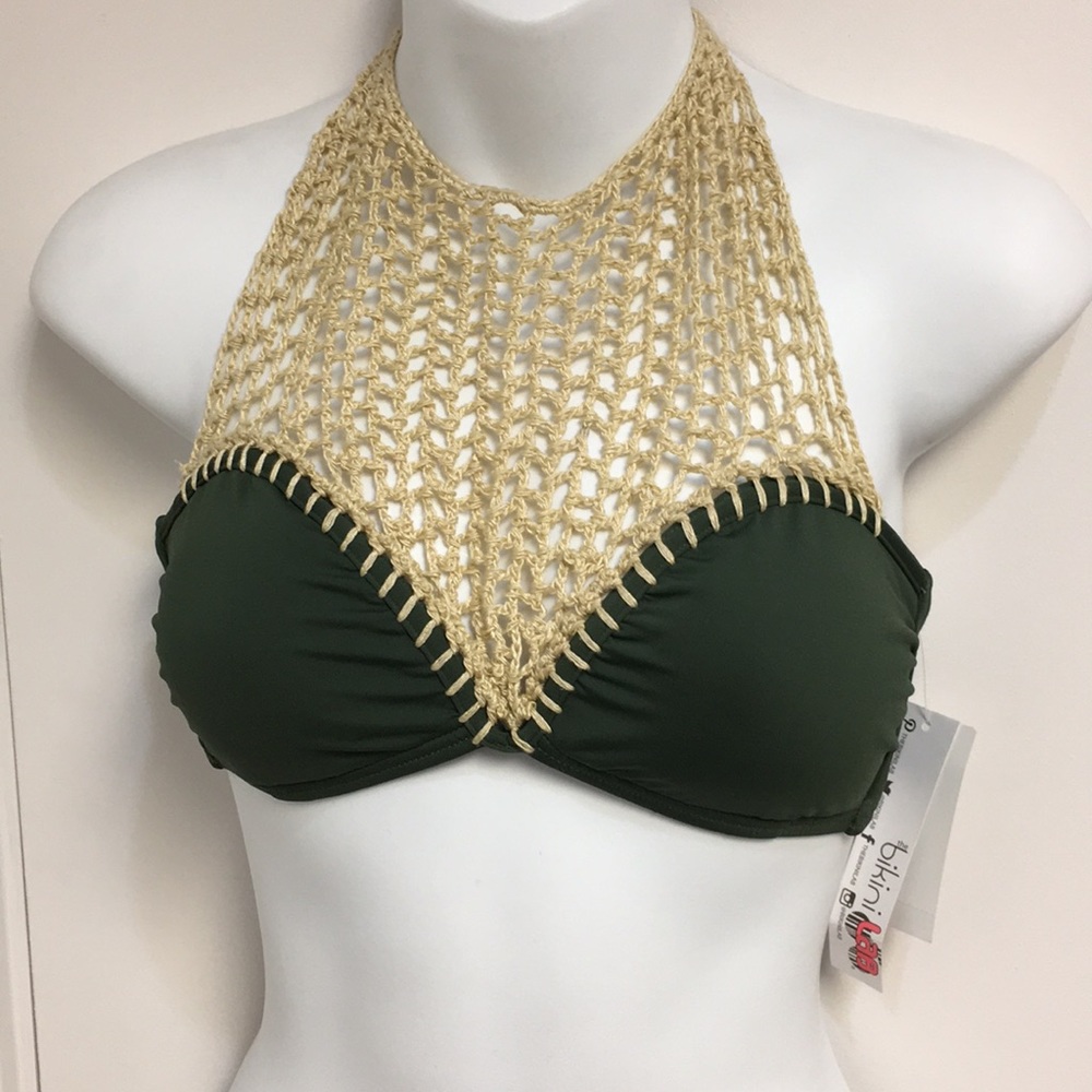 The Bikini USA Olive Size Small Top